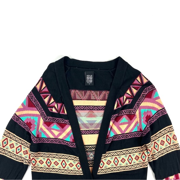 Pacsun Nollie Aztec Print Button Up Knit Cardigan - Picture 3 of 8